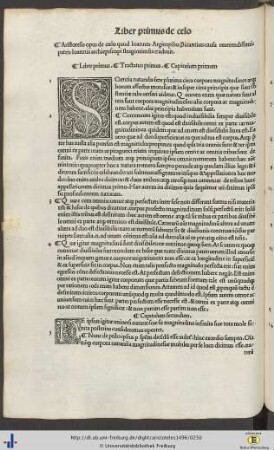 Liber de Celo.