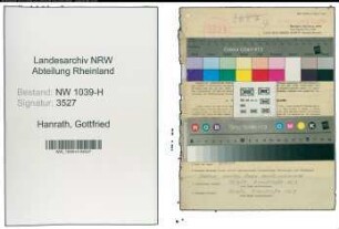 Entnazifizierung Gottfried Hanrath , geb. 22.06.1901 (Lehrer)