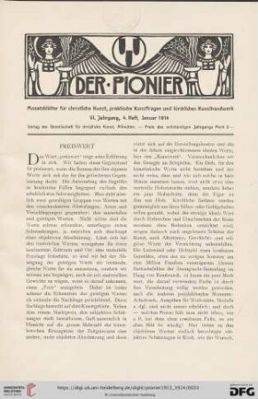4. Heft, Januar 1914