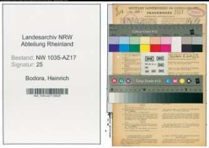 Entnazifizierung Heinrich Bodora , geb. 15.07.1890 (Ingenieur)