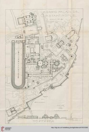 Planche [Plan: Le Grand Palais de Constantinople]
