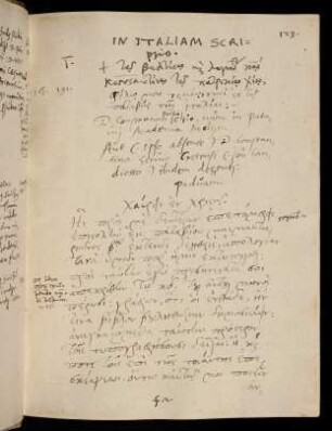 123-132, Griechischer Briefwechsel mit Padua