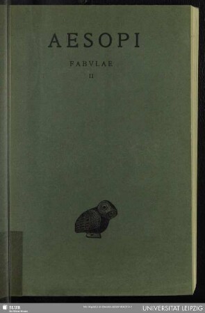 2: Aesopi Fabvlae