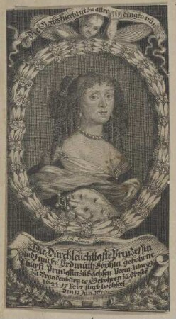 Bildnis der Erdmuthe Sophia von Brandenburg-Bayreuth