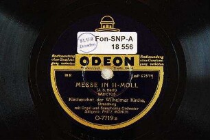 Messe in h-moll : Sanctus / (J. S. Bach)