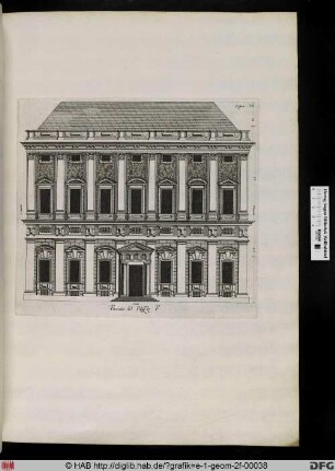 Facciata del Palazzo. F.