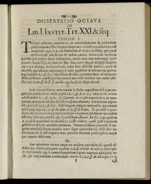 Dissertatio Octava.