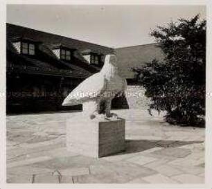 Schleiden, NS-Ordensburg Vogelsang, Bildhauer Professor Willy Meller, Figur "Adler"