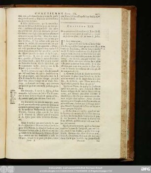 Chapitre XXI. De ce qui arriva à la naißance de Jesus Christ, & peu de tems aprés sa naissance; comme de sa Circoncision, & du nom de Jesus.