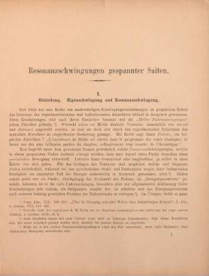 Resonanzschwingungen gespannter Saiten. [Von Gymnasiallehrer Dr. Müller.]