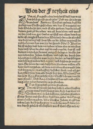 Von übung deß rechten glaubens. Zum .vii.