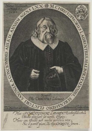 Bildnis des Christophorus Laurentius