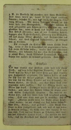 86. Schicksale