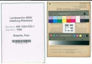Entnazifizierung Paul Brasche , geb. 13.10.1890 (Lehrer)