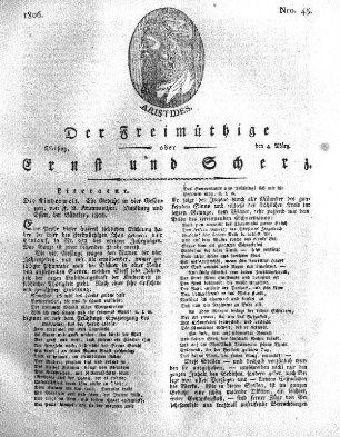 Nro. 45, Dienstag den 4. März 1806