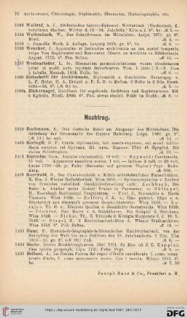 Nachtrag (Nr.1399-1438)
