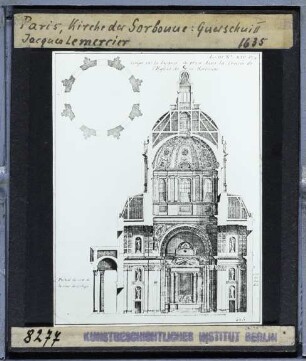 Paris, Kapelle Sainte-Ursule de la Sorbonne : Querschnitt