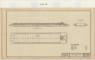 General Cargo Barge Typ A, Scale 1:200, Rickmers Werft, Bremerhaven