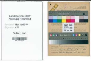 Entnazifizierung Kurt Vollert , geb. 04.01.1922 (Kraftfahrer)