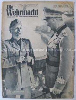 Fachzeitschrift "Die Wehrmacht" u.a. zum Partisanenkrieg in Jugoslawien