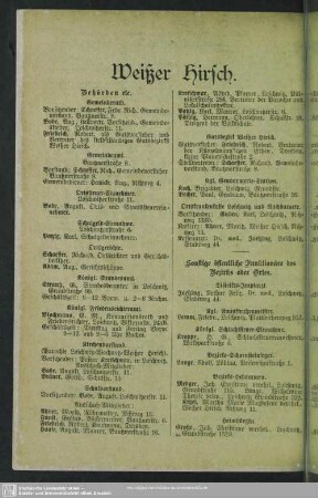 Weißer Hirsch