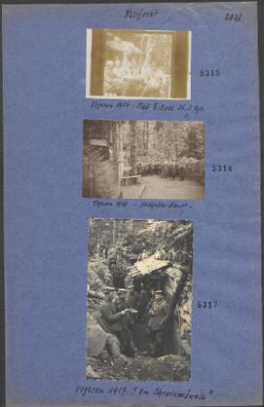 Vogesen 1916 - Feldgottesdienst