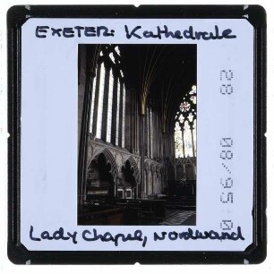 Exeter, Kathedrale St. Peter : Lady Chapel, Nordwand