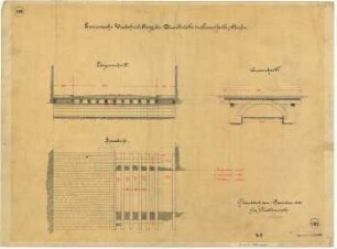 Provisorische Wiederherstellung der Düsselbrücke in Pempelforter Straße.
