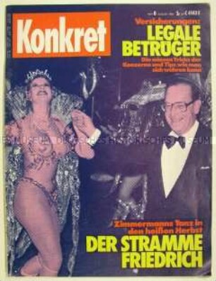 Monatszeitschrift "Konkret" u.a. zum Demonstrationsrecht