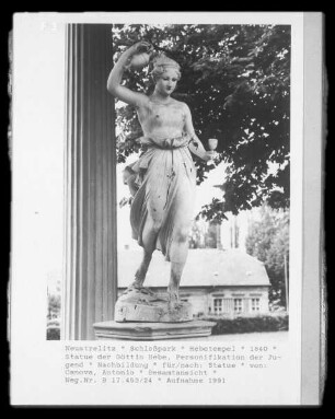 Die Göttin Hebe, Personifikation der Jugend
