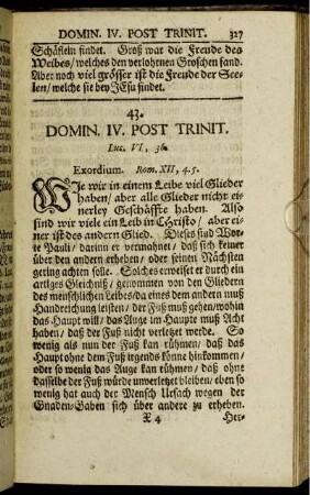 43. Domin. IV. Post Trinit.