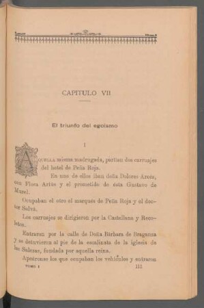 Capítulo VII - El triunfo del egoísmo