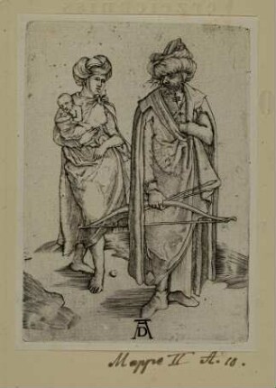 Der Orientale und sein Weib (Die Türkenfamilie)