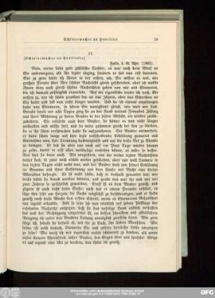 17. [Schleiermacher an Henriette.]