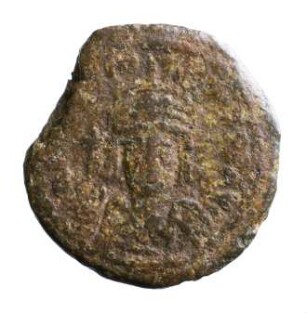 Münze, 10 Nummi, 555/56