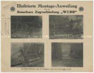 Montageanweisung für Zugverbindungen an Zugmaschinen