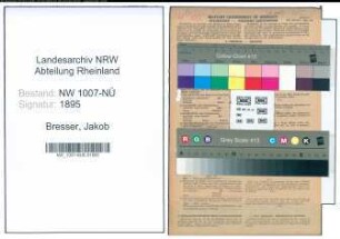 Entnazifizierung Jakob Bresser , geb. 07.05.1905 (Werkmeister)