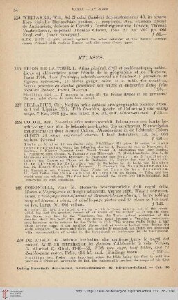 Atlases (No. 226 - 232)