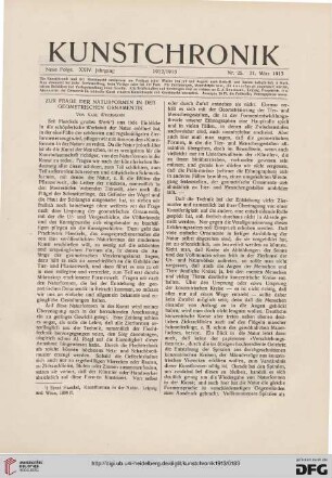 Heft 25 (21. März 1913)
