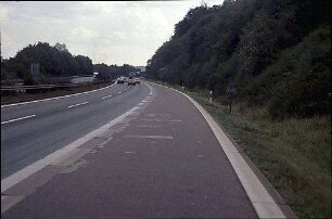 Einfahrt Süd zu Hauptfahrbahn Süd (Frankfurt Richtung Nürnberg)