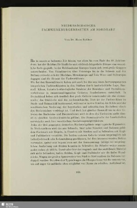 Niedersächsische Fachwerkbürgerbauten Am Nordharz
