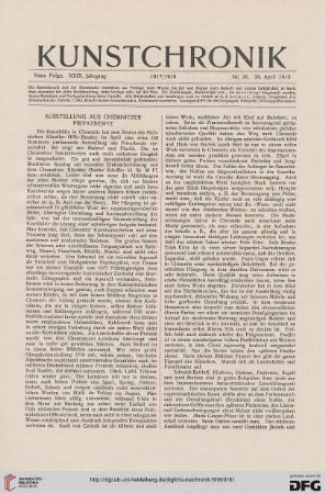 Heft 28 (26. April 1918)