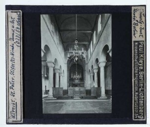 Utrecht, Pieterskerk : Innenraum nach Osten