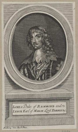 Bildnis des Iames Duke of Richmond and Lenox