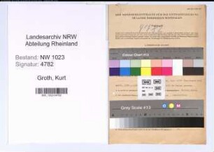 Entnazifizierung Kurt Groth , geb. 07.02.1905 (Strassenmeister)