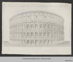 Rekonstruktion des Kolosseums in Rom