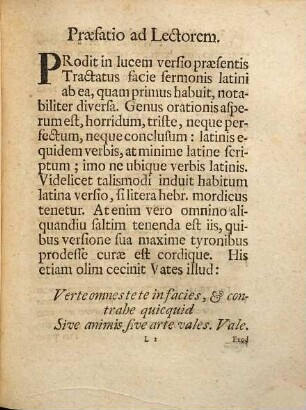 Mišnāyôt Masseḵet Ḥagîgā ʿim pêrûš ʿÔvadyā mib-Barṭenôrā h. e. Textus Talmudicus tractatus de festivitate, sive tribus Judaeorum festis solennioribus : nec non commentarius eius a Bartenora confectus, cum utriusque versione Latina et annotationibus