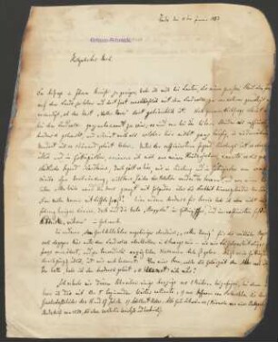 Brief an Salomon Hirzel : 11.01.1853-03.08.1854
