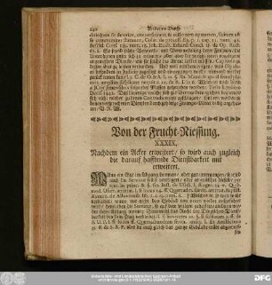 Von der Frucht-Niessung.