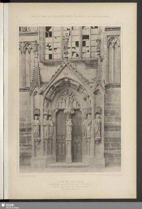 Wimpfen im Thale, S. Peter, Augustinerstiftskirche, Portal am südlichen Kreuzflügel